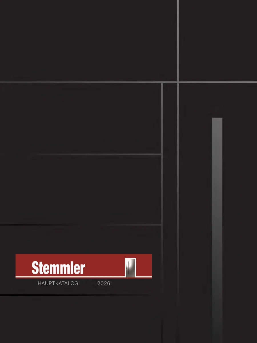 Titelseite des Stemmler-Haustürkatalogs 2026